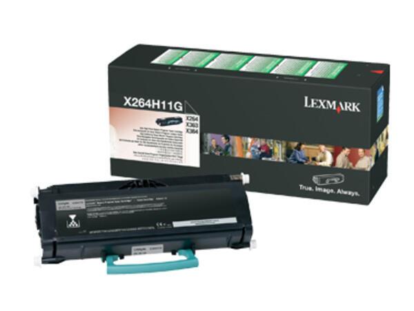 Lexmark Original Toner schwarz 9.000 Seiten (X264H11G) für X264dn, X363dn, X6... von Lexmark