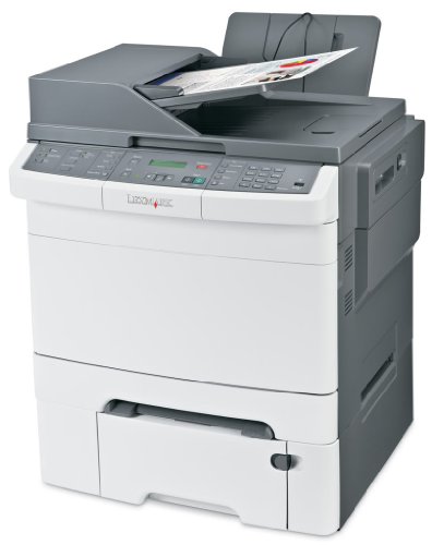 Lexmark X546dtn Multifunktions (T él écopieur/Kopierer/Drucker/Scanner) Farbe Laser Kopie (bis zu): 23 ppm (Mono)/23 ppm (Farbe) Kunstdruck (bis zu): 23 ppm (Mono)/23 ppm (Farbe) 900 Blatt C4021 N Kbits/s Hi-SPEED USB, 10/100 Base-TX, Hosts TE USB von Lexmark