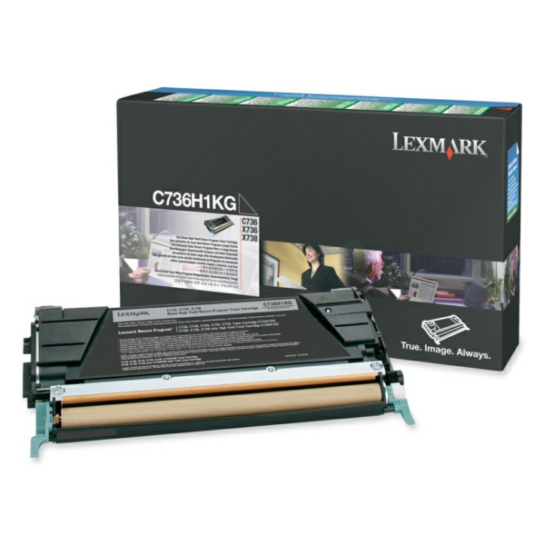 Original Lexmark C736H1KG Toner schwarz von Lexmark