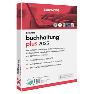 LEXWARE buchhaltung plus 2025 Software Vollversion (PKC) von Lexware