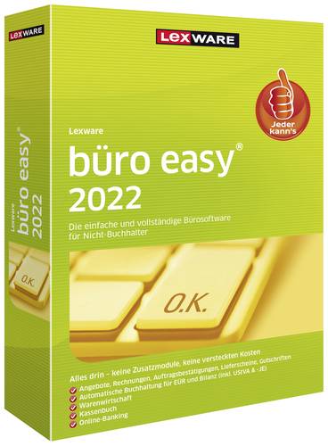 Lexware büro easy 2022 Jahreslizenz, 1 Lizenz Windows Finanz-Software von Lexware