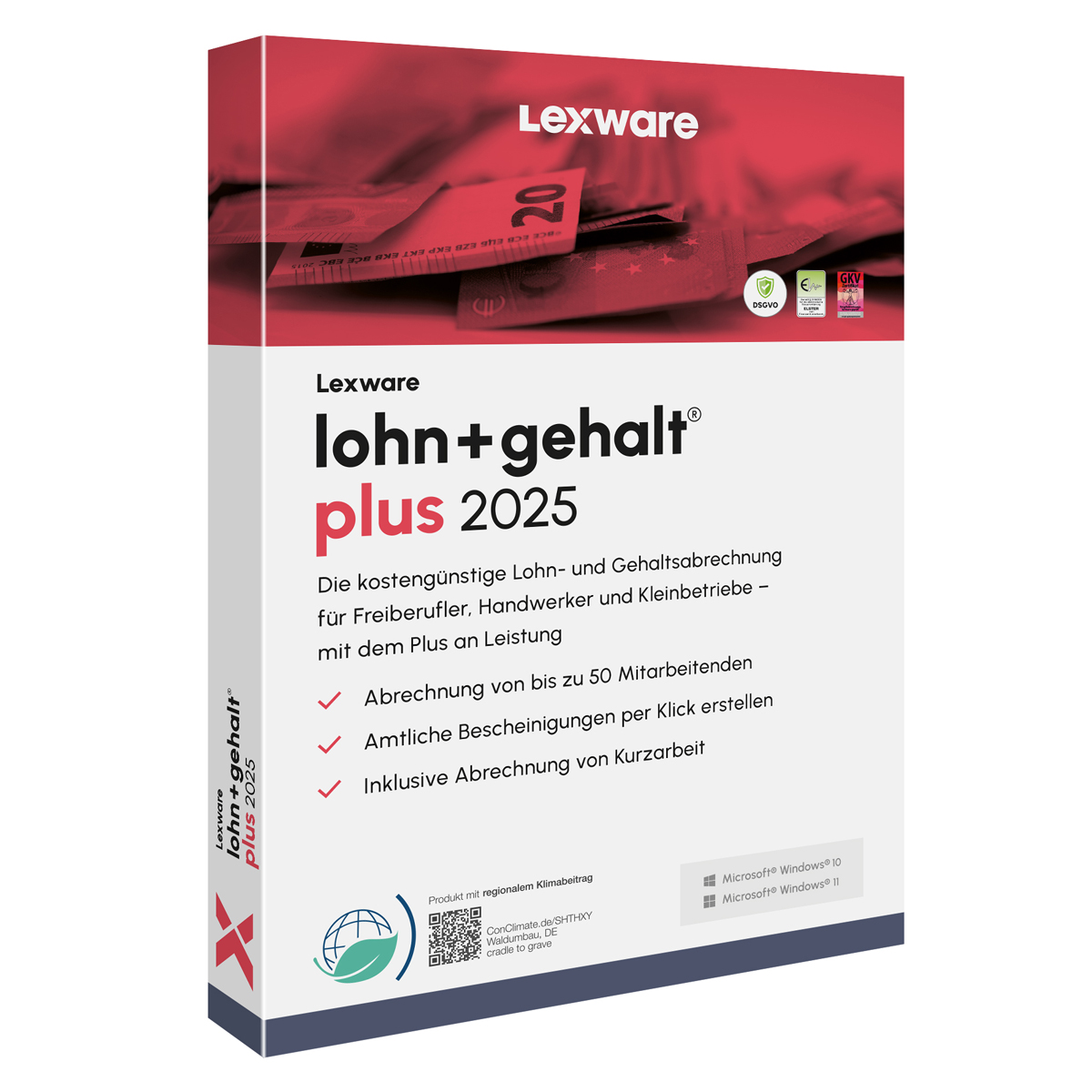 Lexware lohn+gehalt plus 2025 Jahresversion (365-Tage) von Lexware