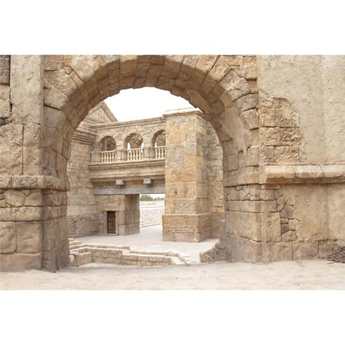 Leyiyi Fotohintergrund, Motiv: Altstadt, Jerusalem, 6 x 3 m, alte Stadt, Straße, Bögen, Steinmauer, Gebäude, Hintergrund für Fotografie, römische Kirche, Israel, Fotohintergrund, Vinyl, Fotoautomaten, von Leyiyi