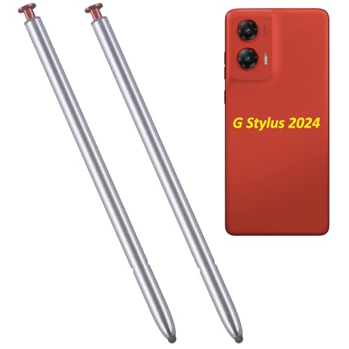 G Stylus 2024 Stylus Pen für Moto G Stylus 5G 2024, Ersatz für Motorola Moto G Stylus 5G (2024) XT2419 All Verison Touch Screen S Pen (Scarlet Wave) 2 Stück von LiXiongBao