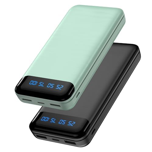 Liahomco Power Bank 16000mAh Externer Handyakku Schnell Aufladende Powerbank USB C mit LED Display klein Aaber Stark Tragbares Ladegerät mit iPhone 15 14 13 12 Pro Max von Liahomco