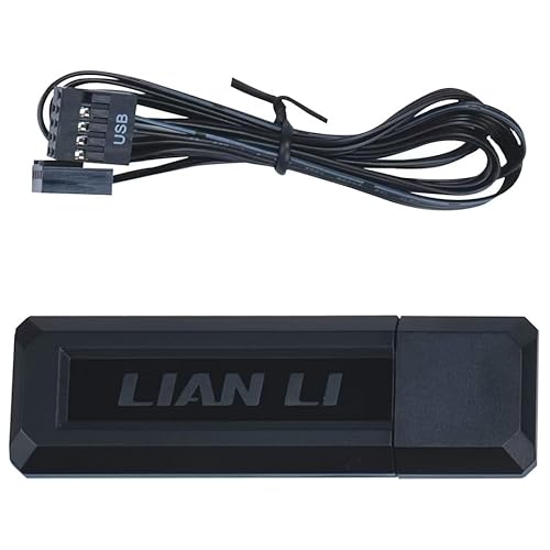 Lian Li UNI FAN SL Wireless Controller - RGB Controller, Sync bis zu 16 UNI Lüfter für ein Ultra-Clean Setup, Schwarz von Lian Li