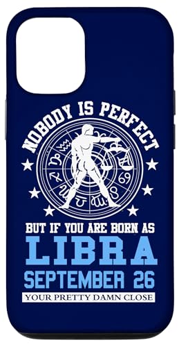 Hülle für iPhone 14 Pro Sternzeichen Waage 26. September Astrologie Horoskop Geburtstag von Libra Zodiac Horoscope Shirt Funny Astrology Gift