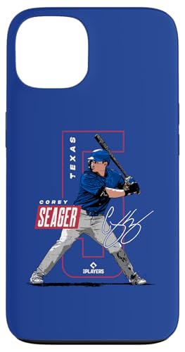 Hülle für iPhone 13 Corey Seager | Texas Baseball MLB Spieler | MLBSEA4052 von License Champs