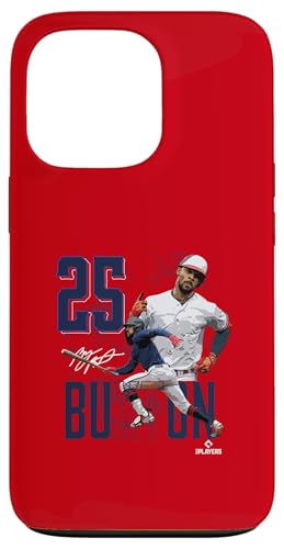 Hülle für iPhone 13 Pro Byron Buxton | Minnesota Baseballspieler | MLBBBN3003 von License Champs