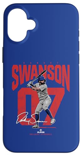 Hülle für iPhone 16 Plus Dansby Swanson | Chicago Baseballspieler | MLBDSW3921 von License Champs