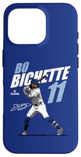 Hülle für iPhone 16 Pro Bo Bichette | Toronto Baseballspieler | MLBOB3001 von License Champs