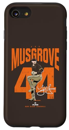 Hülle für iPhone SE (2020) / 7 / 8 Joe Musgrove | San Diego Baseballspieler | MLBJMU3921 von License Champs