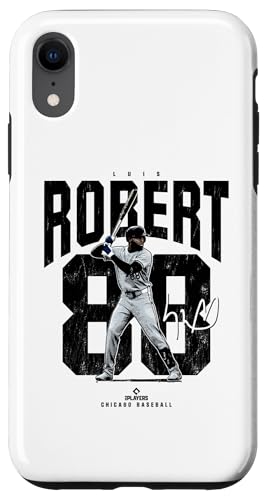 Hülle für iPhone XR Luis Robert | Chicago Baseballspieler | MLBLRO3901 von License Champs