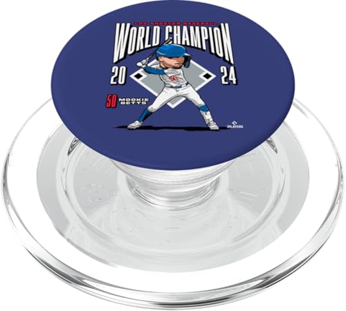 Los Angeles 24 Weltmeister | Mookie Betts | MLBWS24MB PopSockets PopGrip für MagSafe von License Champs