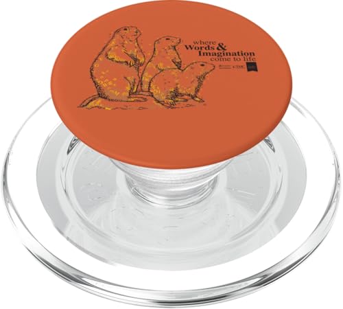 Tucson Festival of Books | TFOB 2022 | Prairie Dog Maskottchen PopSockets PopGrip für MagSafe von License Champs