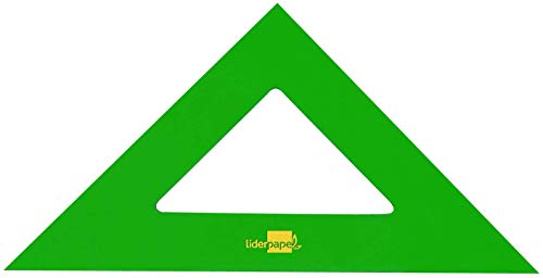 Liderpapel 943373 Dreieck 45 Grad Dimension Hypotenuse 32 cm große Qualität Acryl grün Liderpapel 943373 Dreieck 45 Grad Dimension Hypotenuse 32 cm große Qualität Acryl grün von Liderpapel