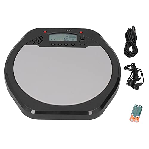 Drum Practice Pads Metronom 8in Drum Metronom Digital LCD Analog Electronic Percussion Beat Rhythm Trainer mit USB-Kabel von LiebeWH