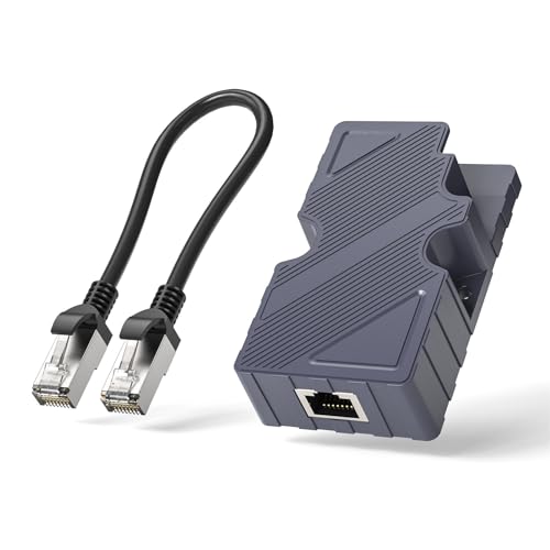 Für Starlink Dishy V2 auf RJ45-Adapter mit Ethernet-Kabel, Hochgeschwindigkeitsverbindung, PoE-Injektor-Kompatibilität Für Power Over Ethernet von LiebeWH