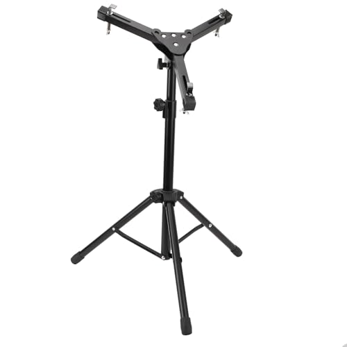 Snare Trommel Ständer Faltbar Snare Stand Verstellbarer Snare Stativ Aluminium Legierung Musik Instrument Zubehör von LiebeWH