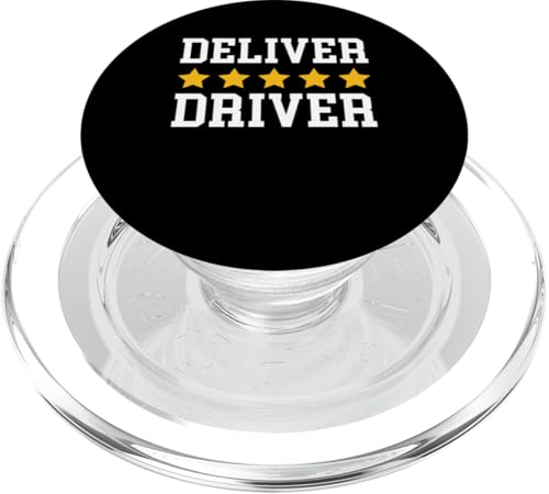 Deliver Driver Delivery Driver PopSockets PopGrip für MagSafe von Lieferant Auslieferdienst Design Idee