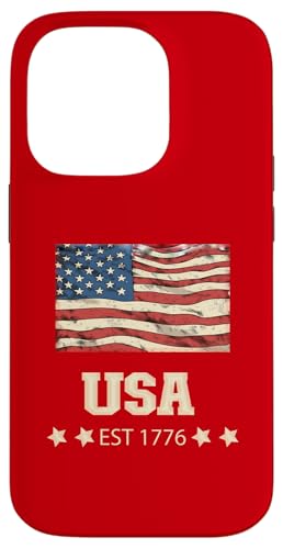 Life Is Really Good Distressed USA-Flagge 4. Juli Strand Hülle für iPhone 14 Pro von Life Is Really Good Summer Beach Vacation Graphic