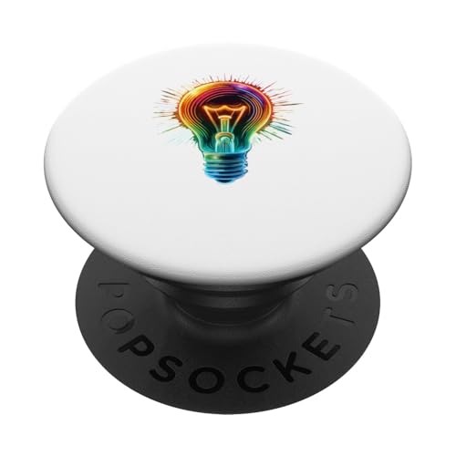 Glühbirne Elektriker Glühbirnen Elektronisch PopSockets Klebender PopGrip von Light Bulb Electrician Gifts