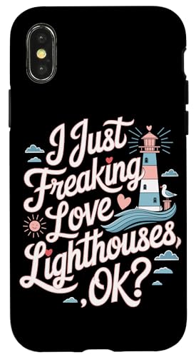 Leuchtturm Hülle für iPhone X/XS von Lighthouse Gifts for Women and Men