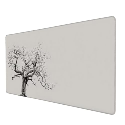 Mauspad Baum, Mauspad XXL 800x300 mm, Großes Schreibtischunterlage mit Winter Motiv, Gaming Mousepad mit Einer Speziellen Oberfläche Verbessert Geschwindigkeit und Präzision, für Spiel, Zuhause C-4 von Lijahoo