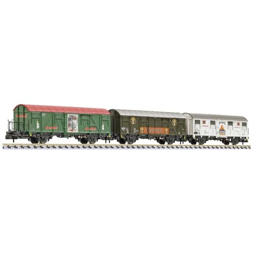 Liliput L260152 N 3er-Set Güterwagen Gos-uv 253 Hochprozentiges LüP/LüK je Wagen 81 BZW. 78mm. Liliput L260152 N 3er-Set Güterwagen Gos-uv 253 Hochprozentiges LüP/LüK je Wagen 81 BZW. 78mm. von Liliput