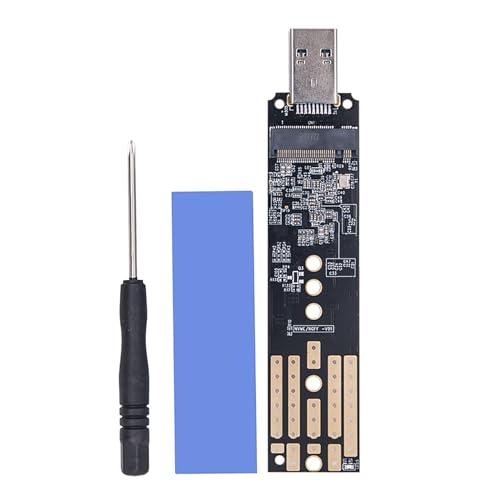 Lily Brown M.2 NVME USB3.1 TypA Adapter 2 M.2 SSD Board M.2 Zu USB3.1 Adapter Für M.2 NVME PCIe NGFF M.2 SSD NVME Zu USB3.1 von Lily Brown