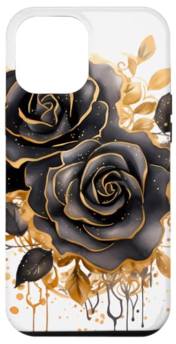 Hülle für iPhone 14 Plus Weiße Rosen, florales Aquarell-Design von LilyLane Florals