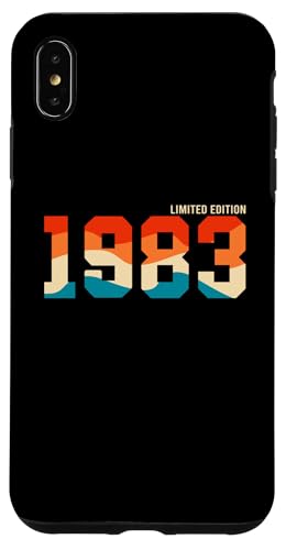 Hülle für iPhone XS Max Limitierte Auflage 1983 im Vintage-Retro-Stil Geboren 1983 Geburtstag von Limited Edition For BirthdayTee Store