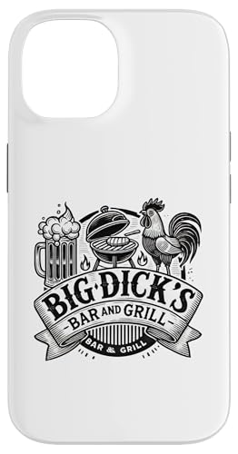 Big Dick's Bar und Grill - Nachname Richard Hülle für iPhone 14 von Limited Rags