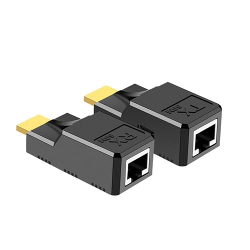 Effizienter HDTV RJ45 Extender Für Die Erweiterung Klarer Signale Über Ethernet Kabel Bis Zu 60 M Ohne Zusätzliche Kabel von Limtula