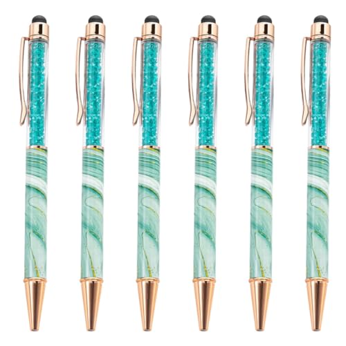 Limtula 6x/Set 2 in 1 Kugelschreiber Touchscreen Stylus Pen Crystal Signature Pen Journaling Pen 1,0 mm Schreibstift für Studenten von Limtula