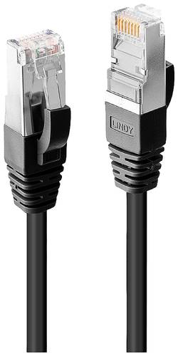 LINDY 45605 RJ45 Netzwerkkabel, Patchkabel CAT 6 S/STP 5.00m Schwarz 1St. von Lindy