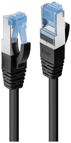 LINDY 47177 RJ45 Netzwerkkabel, Patchkabel CAT 6 S/FTP 1.00m Schwarz von Lindy