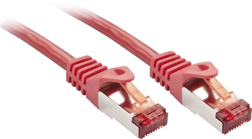 LINDY 47362 RJ45 Netzwerkkabel, Patchkabel 1.00m Rot 1St. von Lindy