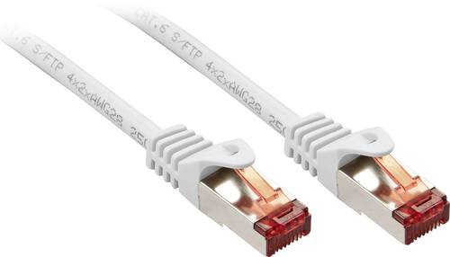 LINDY 47381 RJ45 Netzwerkkabel, Patchkabel 0.50m Weiß 1St. von Lindy