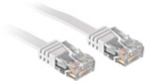 LINDY 47501 RJ45 Netzwerkkabel, Patchkabel CAT 6 U/UTP 1.00m Weiß von Lindy