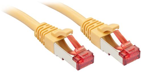 LINDY 47761 RJ45 Netzwerkkabel, Patchkabel CAT 6 S/FTP 0.50m Gelb 1St. von Lindy