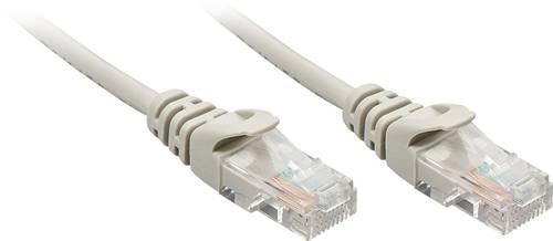 LINDY 48364 RJ45 Netzwerkkabel, Patchkabel CAT 5e U/UTP 3.00m Grau 1St. von Lindy