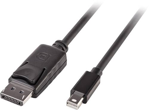 LINDY Mini-DisplayPort / DisplayPort Adapterkabel Mini DisplayPort Stecker, DisplayPort Stecker 5.00 von Lindy