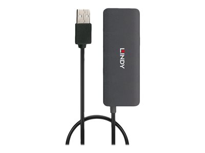 LINDY USB 2.0 Hub 4 Port ohne Netzteil von Lindy