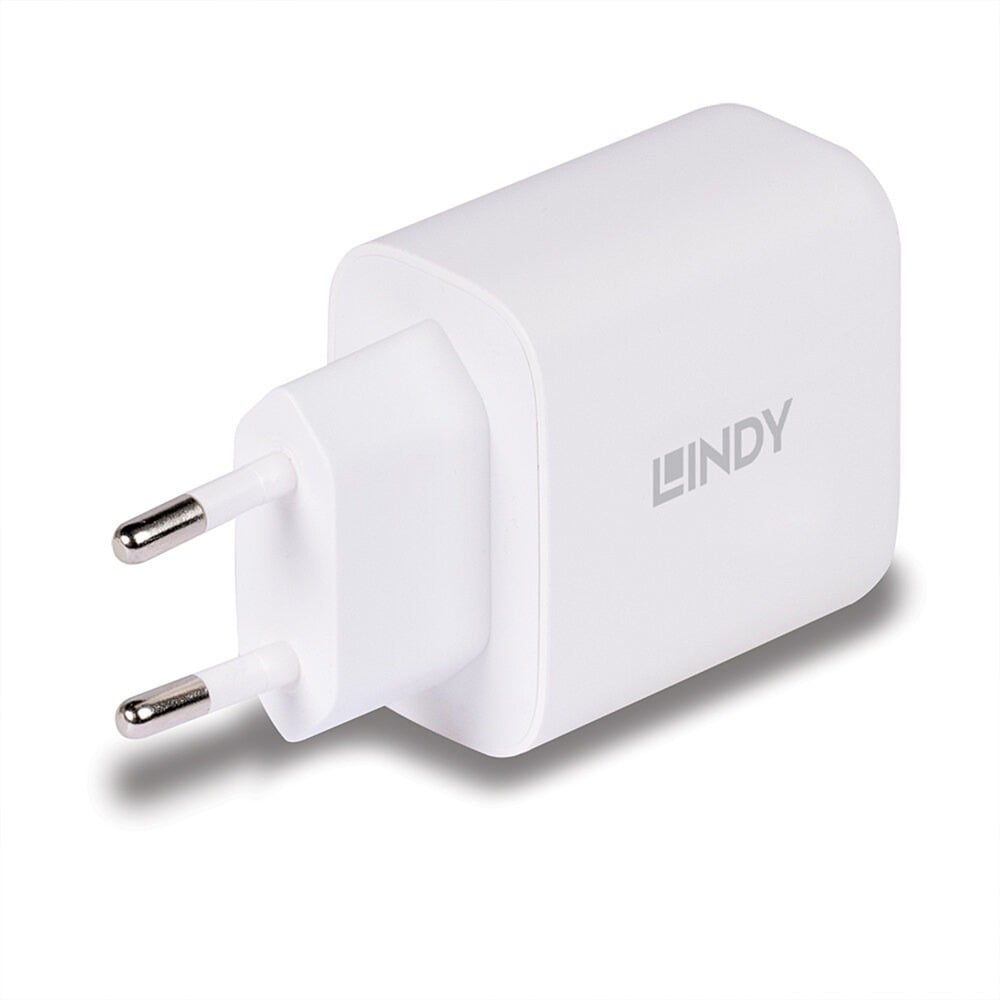 Ladegerät 65 Watt USB-A & C GaN Charger von Lindy