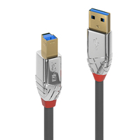 Lindy 36663 USB Kabel USB 3.2 Gen 1 (3.1 Gen 1) 3 m USB A USB B Grau von Lindy