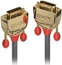 Lindy Gold - DVI-Kabel - Dual Link - DVI-D (M) bis DVI-D (M) - 7.5 m - rund - Grau von Lindy