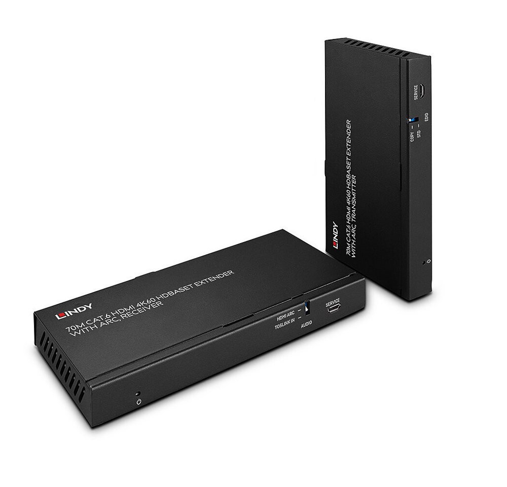 Lindy LINDY 70m Cat.6 HDMI 4K60 HDBaseT Extender m ARC (IR&RS-232) HDMI-Kabel von Lindy