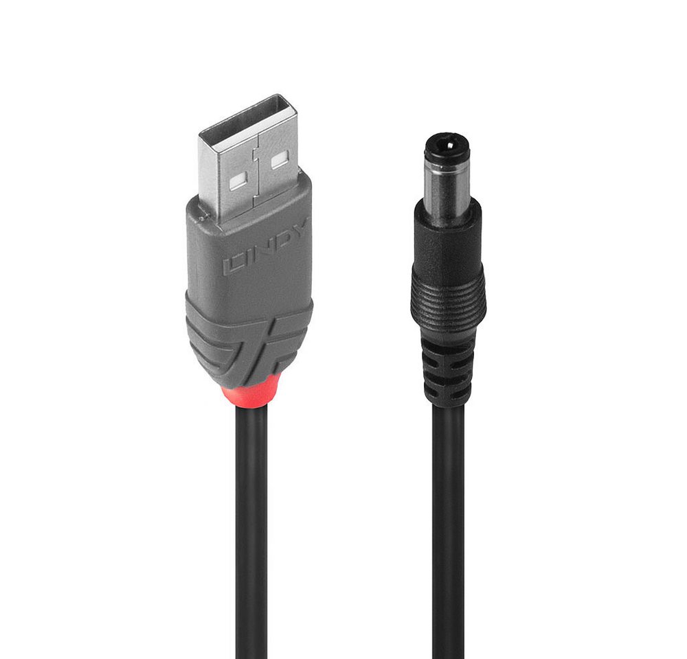 Lindy LINDY Adapterkabel USB A 5,5/2,5mm DC-Hohlstecker Computer-Kabel von Lindy