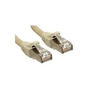 Lindy - Patch-Kabel - RJ-45 (M) - RJ-45 (M) - 7,5m - SFTP - CAT 6 - gepresst, verseilt, glatt, halogenfrei - Grau (45586) von Lindy